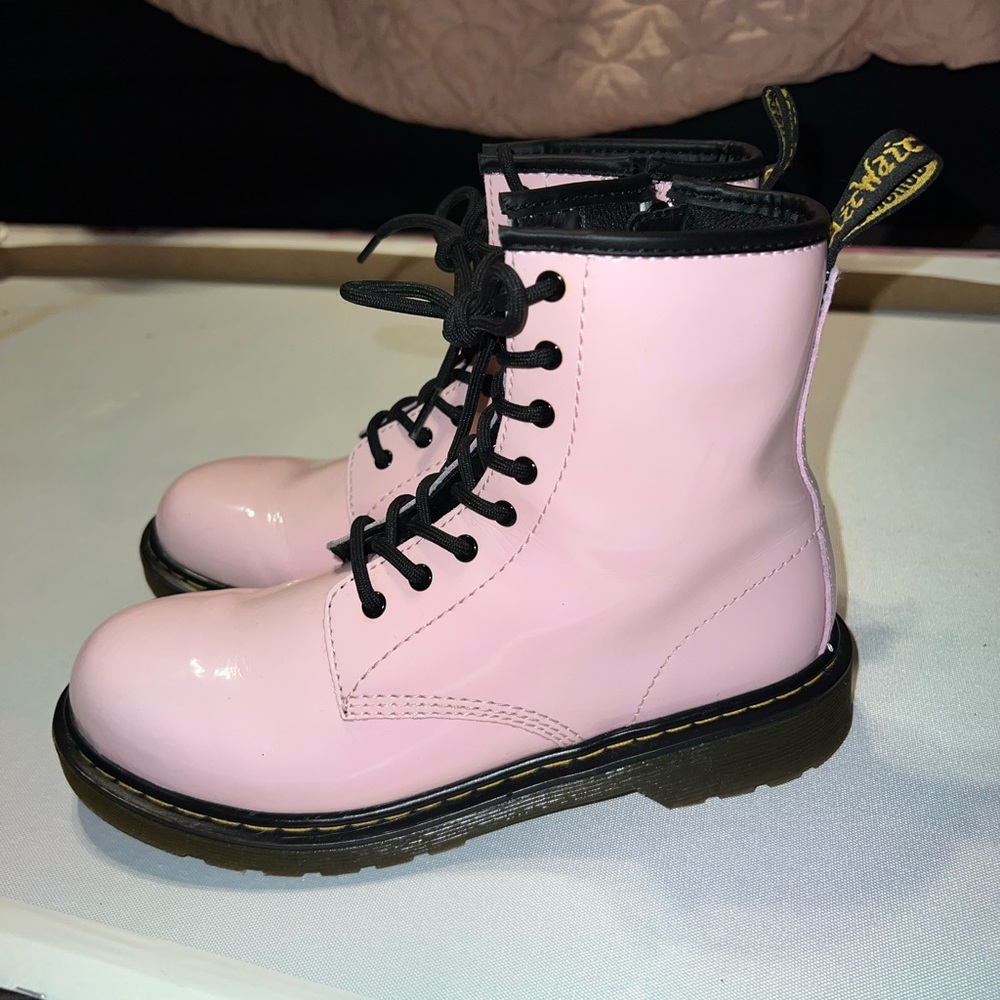 Dr Martens light pink boots 6 Women